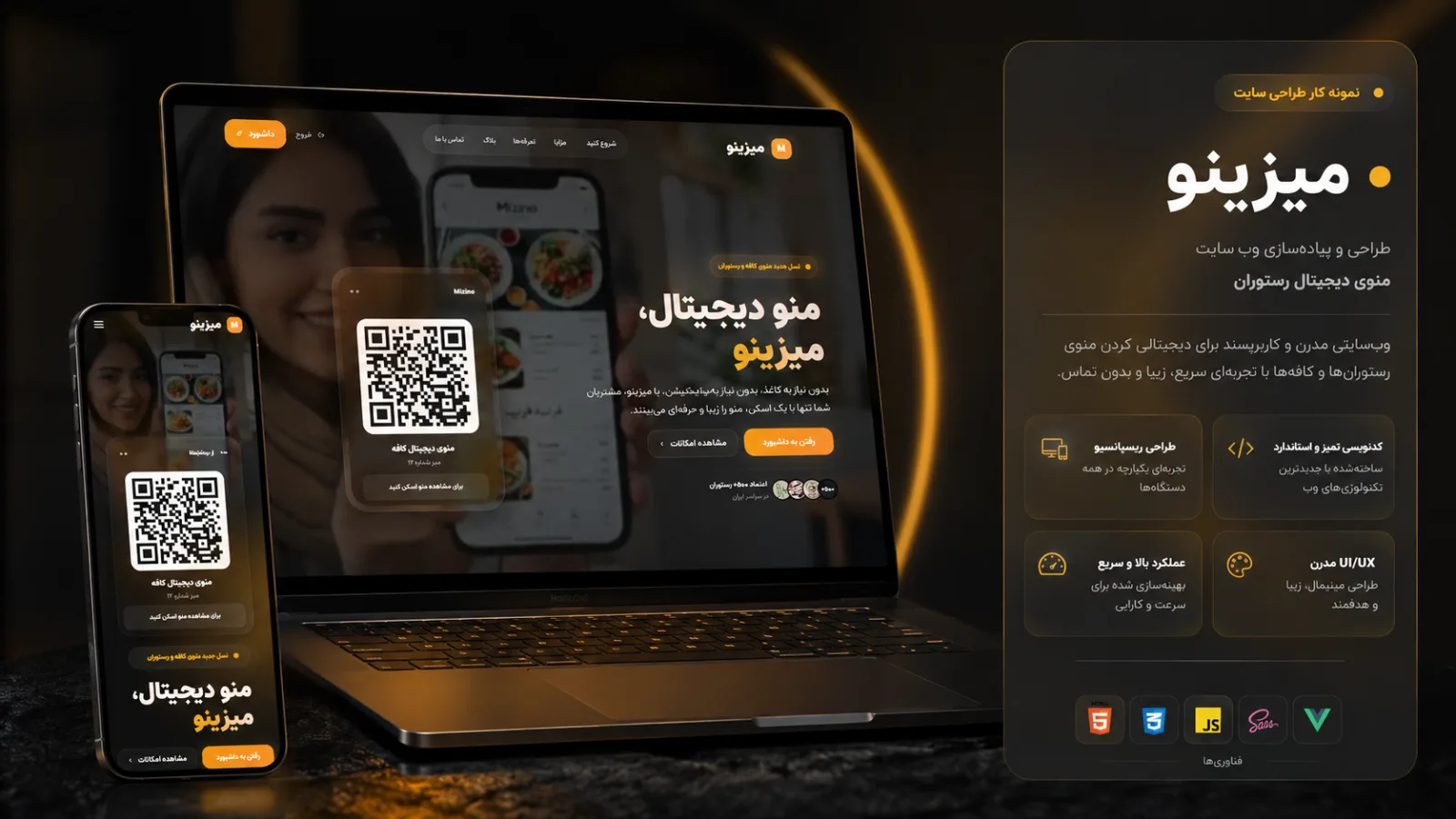 نمای رابط کاربری پلتفرم مانیتورینگ DataFlow