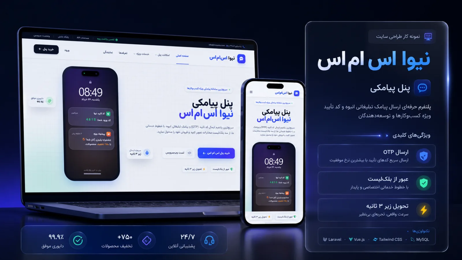 پنل پیامکی نیوا اس ام اس